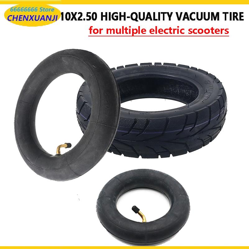Scooter Tire - ยางรถสกู๊ตเตอร์ไฟฟ้าแบบไม่มียางใน ขนาด 10x2.50 นิ้ว ยางสุญญากาศ 10*2.5