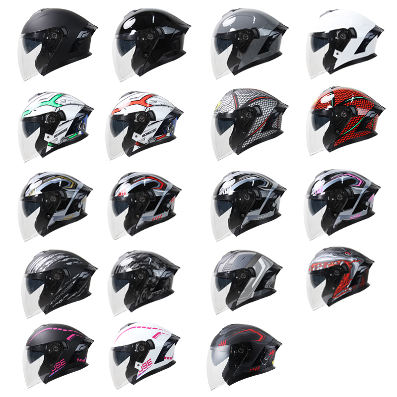 หมวกกันน็อคแบบเปิดหน้า รุ่น 71 - Scooter Helmet Set บทวิจารณ์และราคา