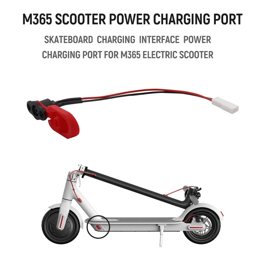 รูชาร์จกันน้ําพร้อมสายชาร์จพอร - Electric Scooter Rain Cover บทวิจารณ์และราคา